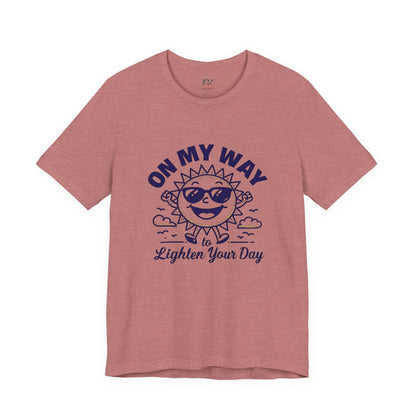 Sunny Vibes T-Shirt – Unisex Graphic Tee for Summer | Funny Casual Shirt, Gift for Friends, Positive Mood Tee