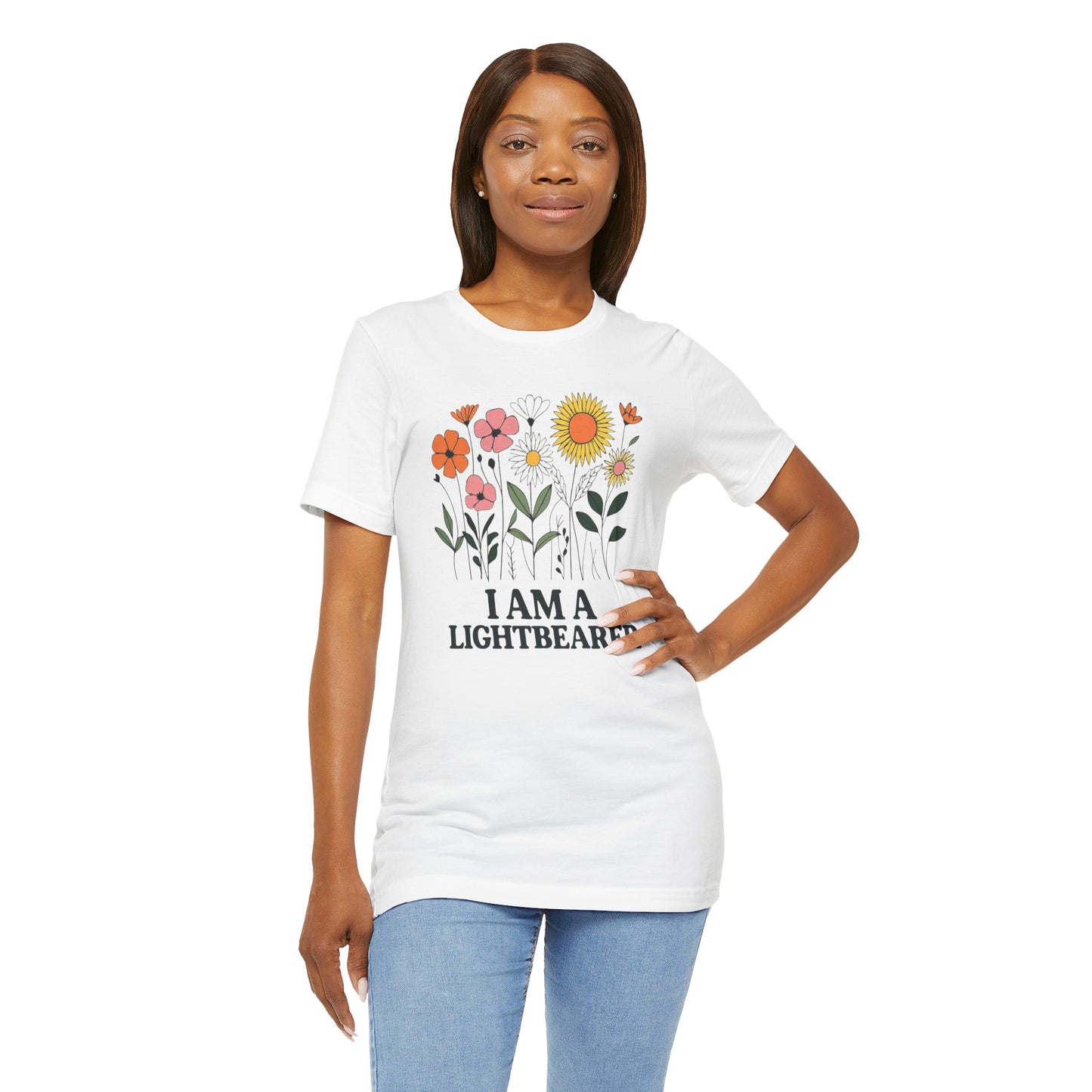 Floral Inspirational Shirt Positive Message Tee Gardening Gift Spring Fashion Unisex Motivational Top Gift For Women Gift For Mom