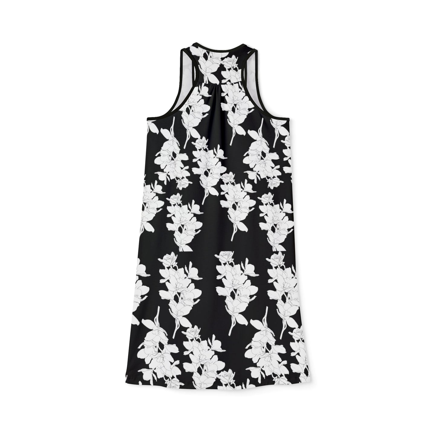 Floral Print Women's Racerback Dress - Stylish Summer Sun Dress