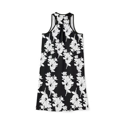 Floral Print Women's Racerback Dress - Stylish Summer Sun Dress