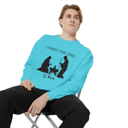 Christmas Garment-Dyed Sweatshirt
