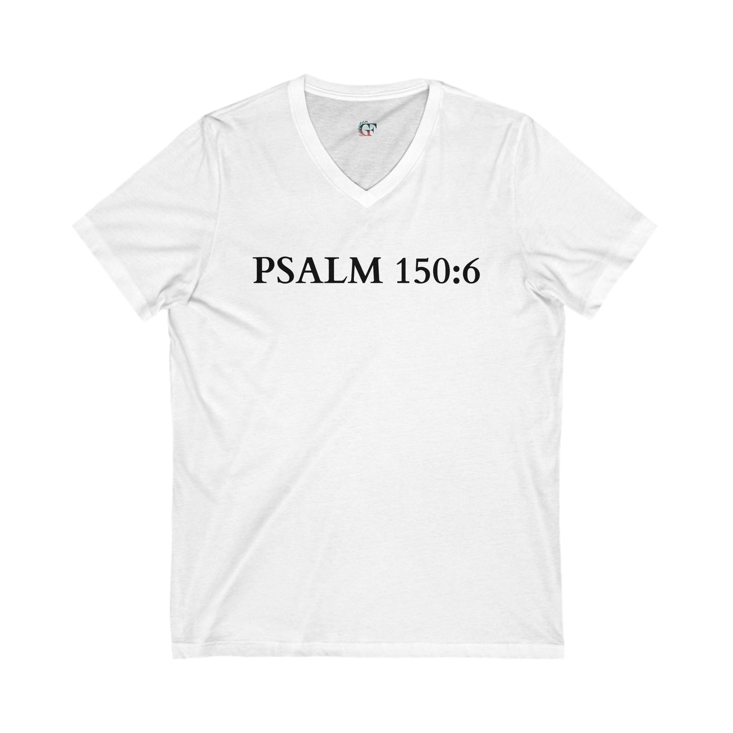 V-Neck Tee – Faith-Based Unisex Christian Shirt Gift for Worship & Everyday Wear