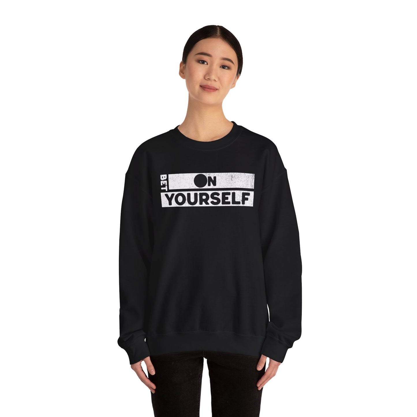 Bet On Yourself Christian Crewneck Sweatshirt, Jesus Bible Verse Unisex Sweatshirt, Holiday Shirt