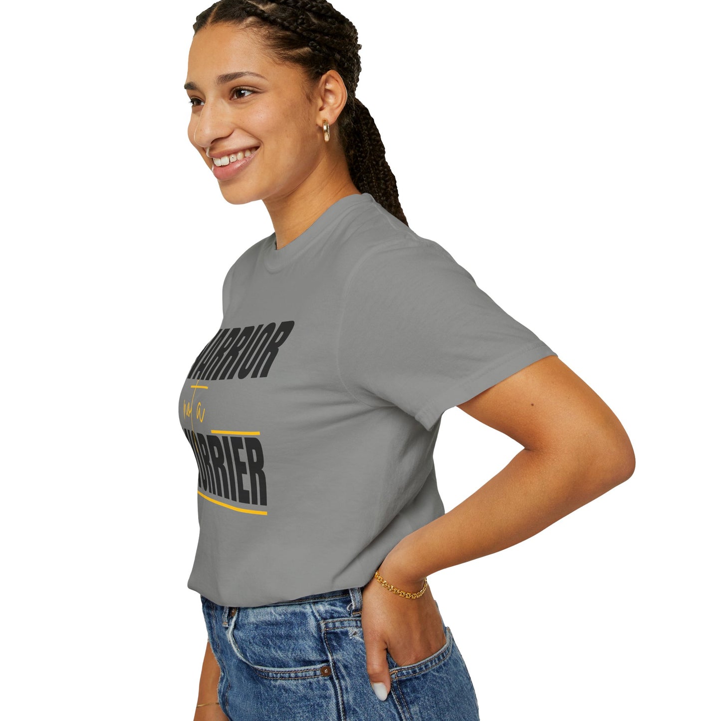 Warrior Not a Worrier T-Shirt - Motivational Unisex Tee