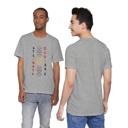 Strength and Courage Graphic Unisex Tee