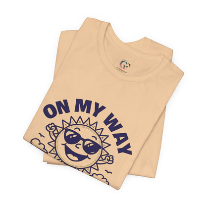 Sunny Vibes T-Shirt – Unisex Graphic Tee for Summer | Funny Casual Shirt, Gift for Friends, Positive Mood Tee