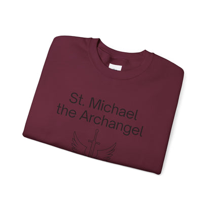St Michael Crewneck Sweatshirt - Faith Inspired Unisex