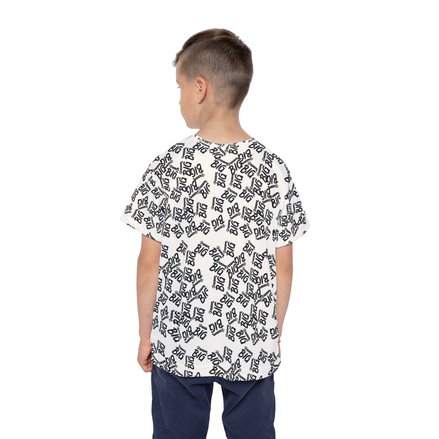 Kids Jersey - 'Dream Big' Motivational Tee