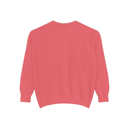 Positive Garment-Dyed Sweatshirt - Inspirational Motivational Jumper Cozy Crewneck