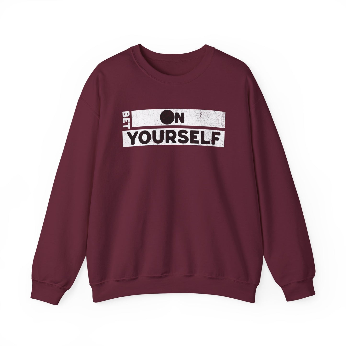 Bet On Yourself Christian Crewneck Sweatshirt, Jesus Bible Verse Unisex Sweatshirt, Holiday Shirt