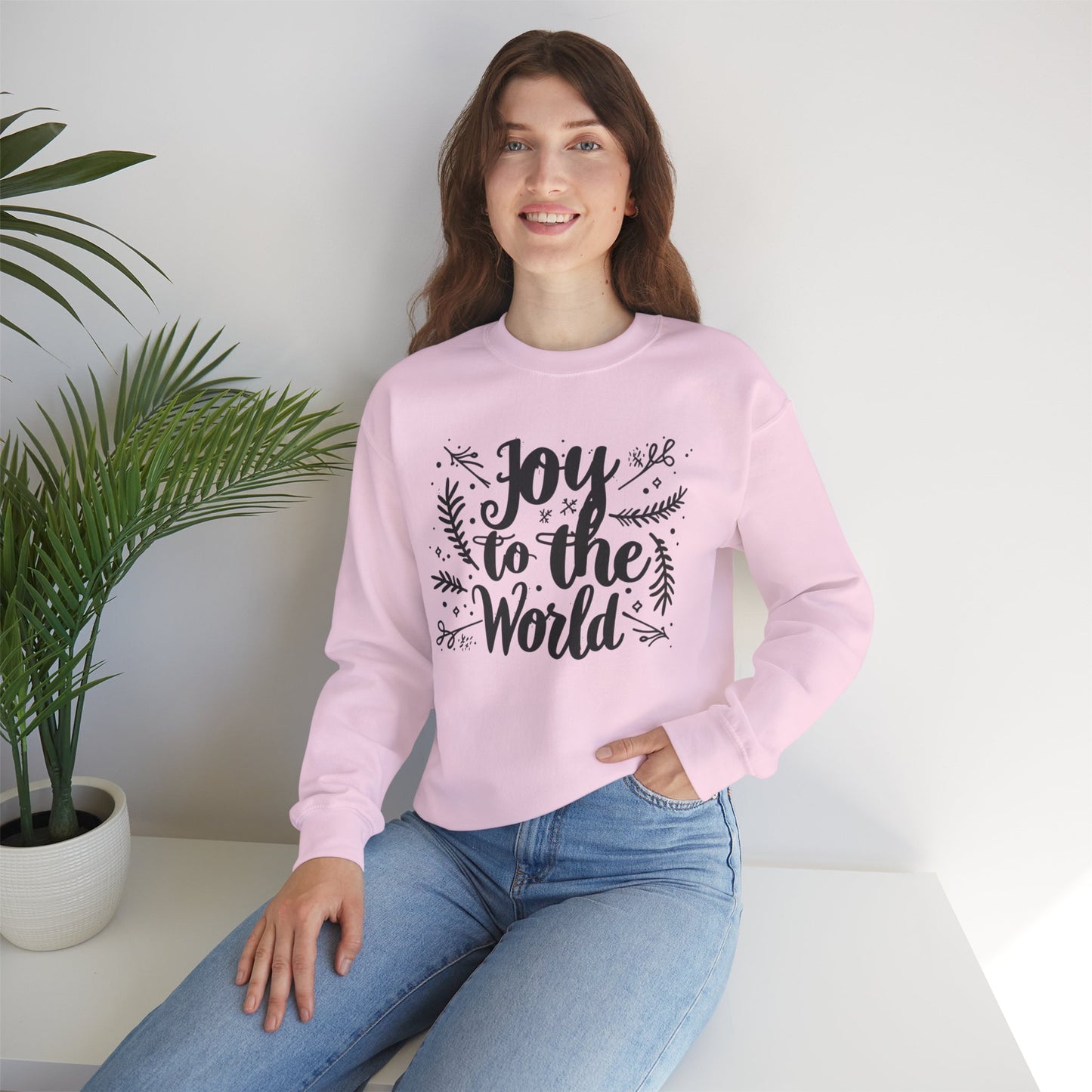 Christmas Joy to the World Crewneck Sweatshirt