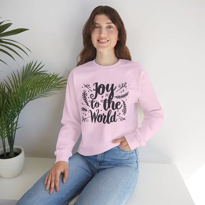 Christmas Joy to the World Crewneck Sweatshirt