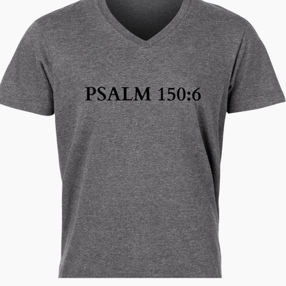 V-Neck Tee – Faith-Based Unisex Christian Shirt Gift for Worship & Everyday Wear