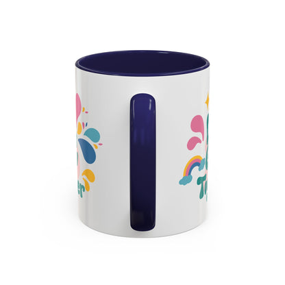 Mug - Elegant Gold Accent Ceramic Tea Cup - Gift for Coffee Lover