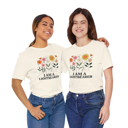 Floral Tee Inspirational Positive Message Garden Gift
