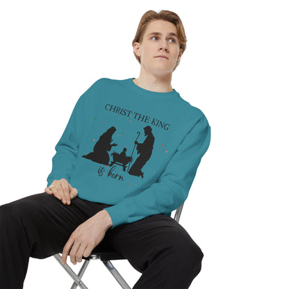 Christmas Garment-Dyed Sweatshirt