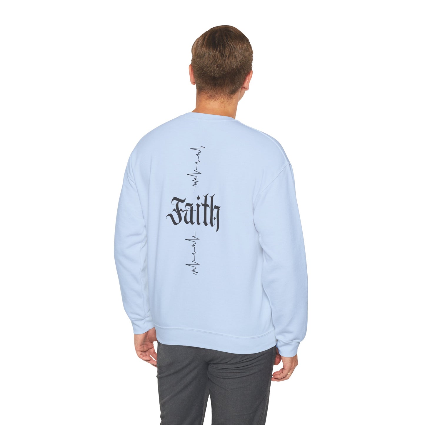 Manifesting Faith Crewneck Sweatshirt – Unisex Christian Comfort Wear | Inspirational Spiritual Gift | Cozy Faith-Based Loungewear