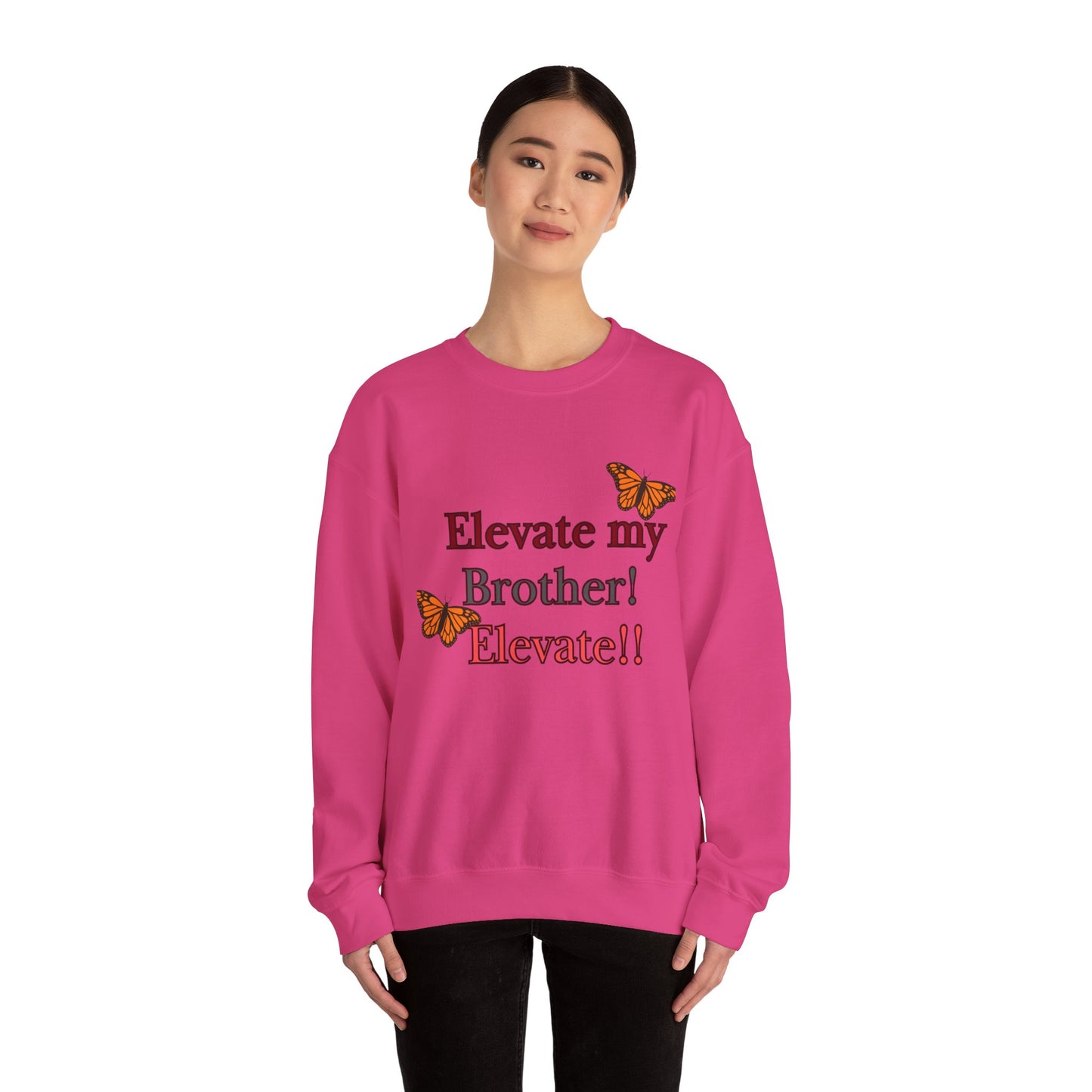 Butterfly Crewneck Sweatshirt - Unisex Inspirational Wear
