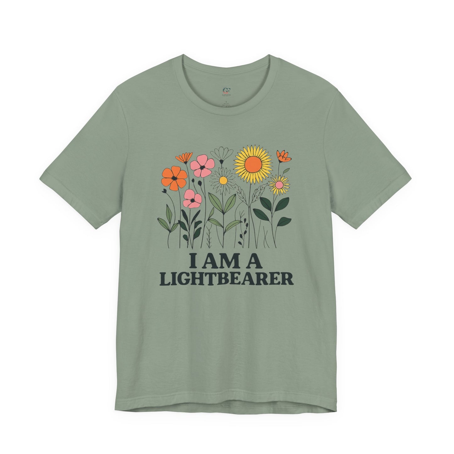 Floral Tee Inspirational Positive Message Garden Gift