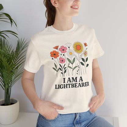 Floral Tee Inspirational Positive Message Garden Gift