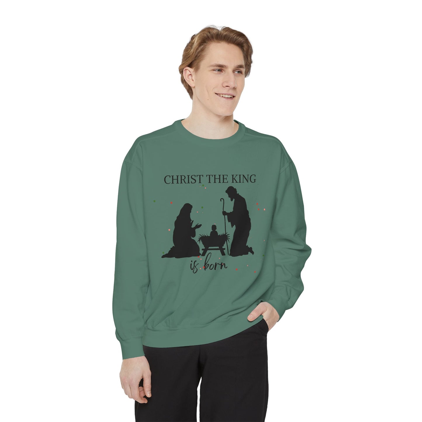 Christmas Garment-Dyed Sweatshirt
