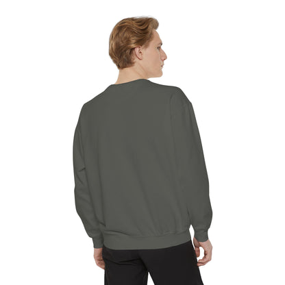 Positive Garment-Dyed Sweatshirt - Inspirational Motivational Jumper Cozy Crewneck