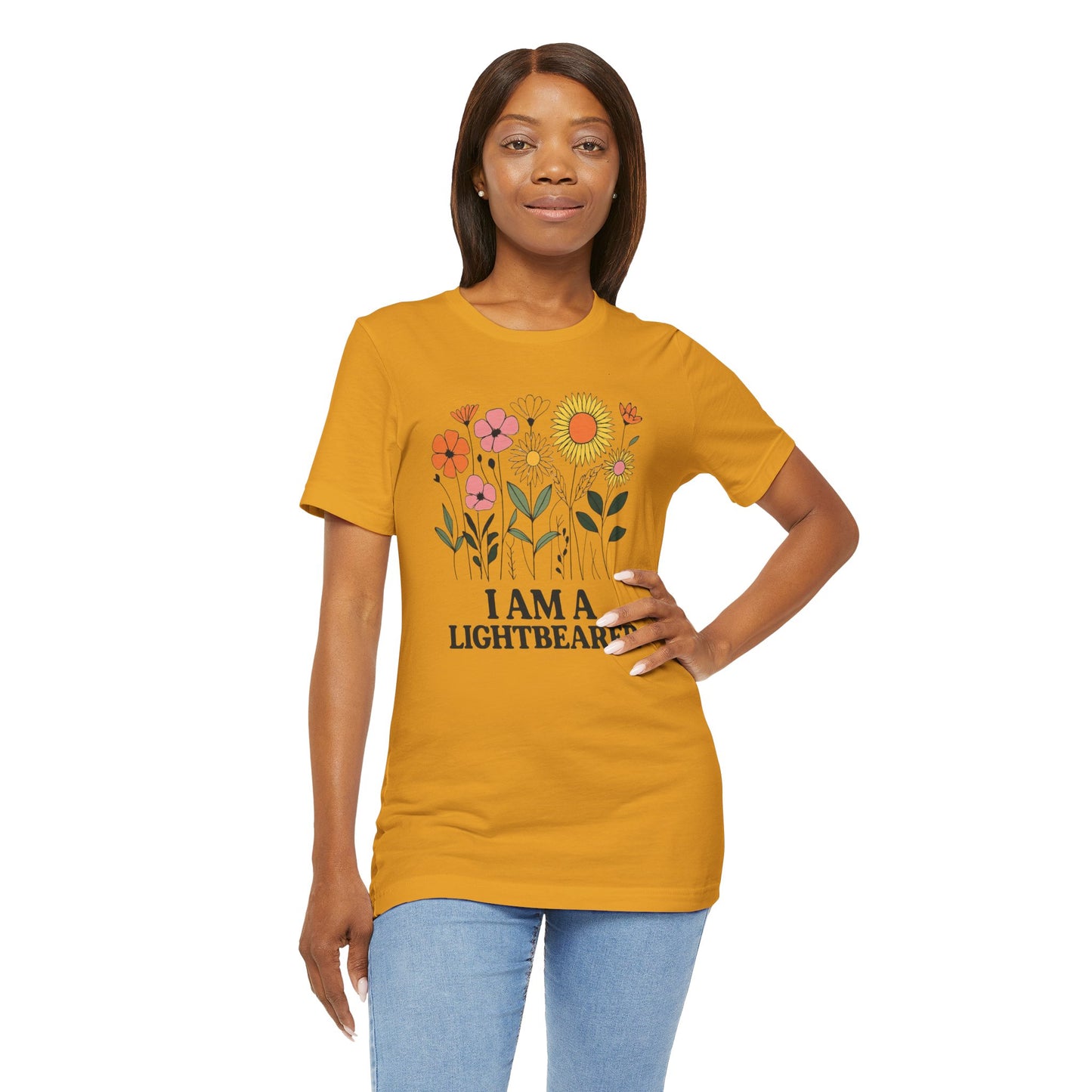 Floral Inspirational Shirt Positive Message Tee Gardening Gift Spring Fashion Unisex Motivational Top Gift For Women Gift For Mom