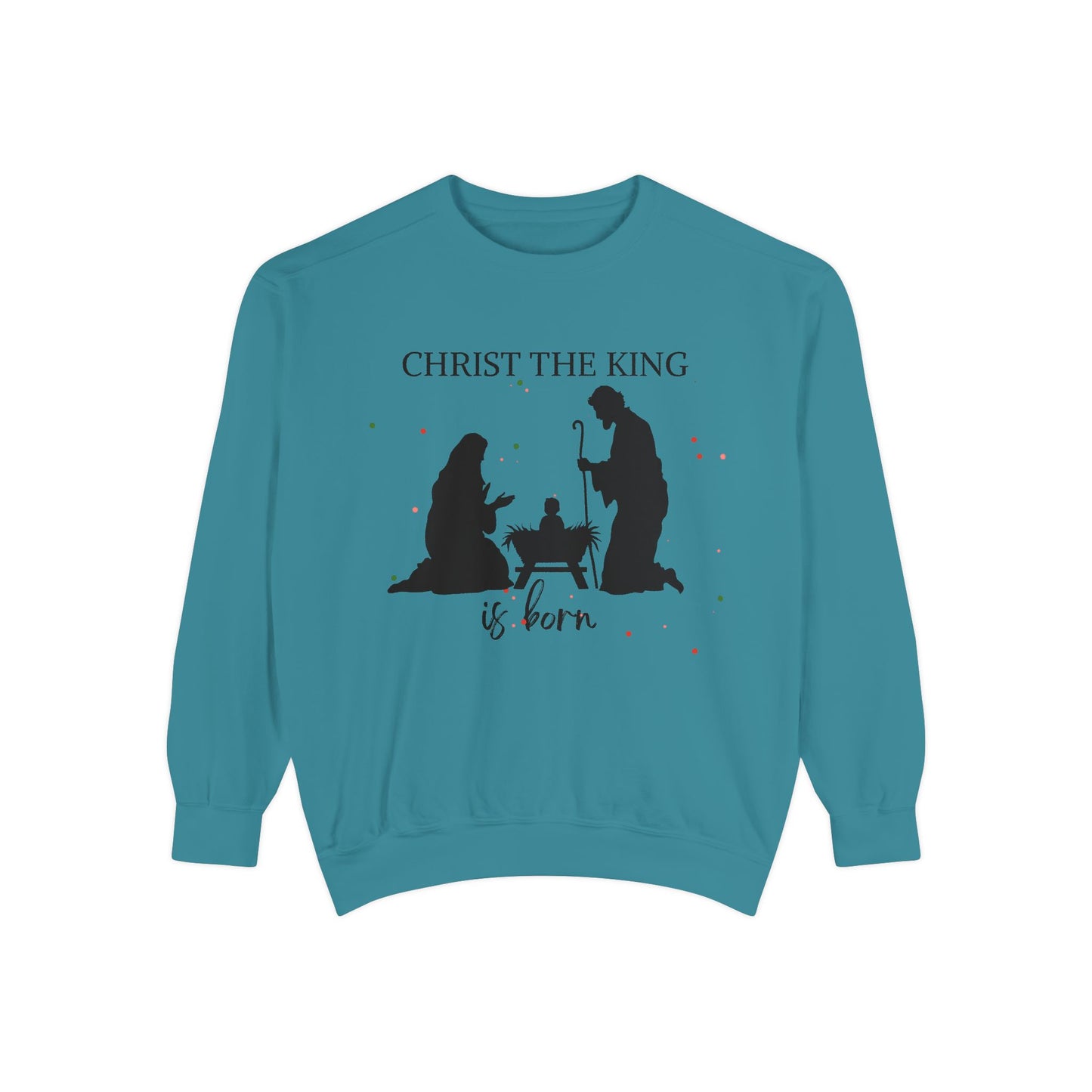 Christmas Garment-Dyed Sweatshirt