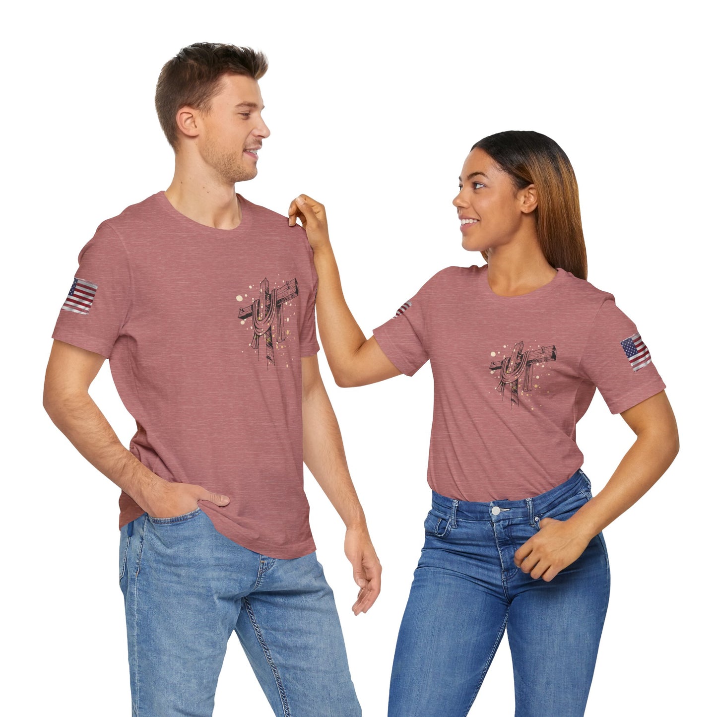 Patriotic USA Graphic T-Shirt – Unisex Red, White & Blue Tee | Independence Day, Memorial Day, Veteran Gift | Summer Americana Shirt
