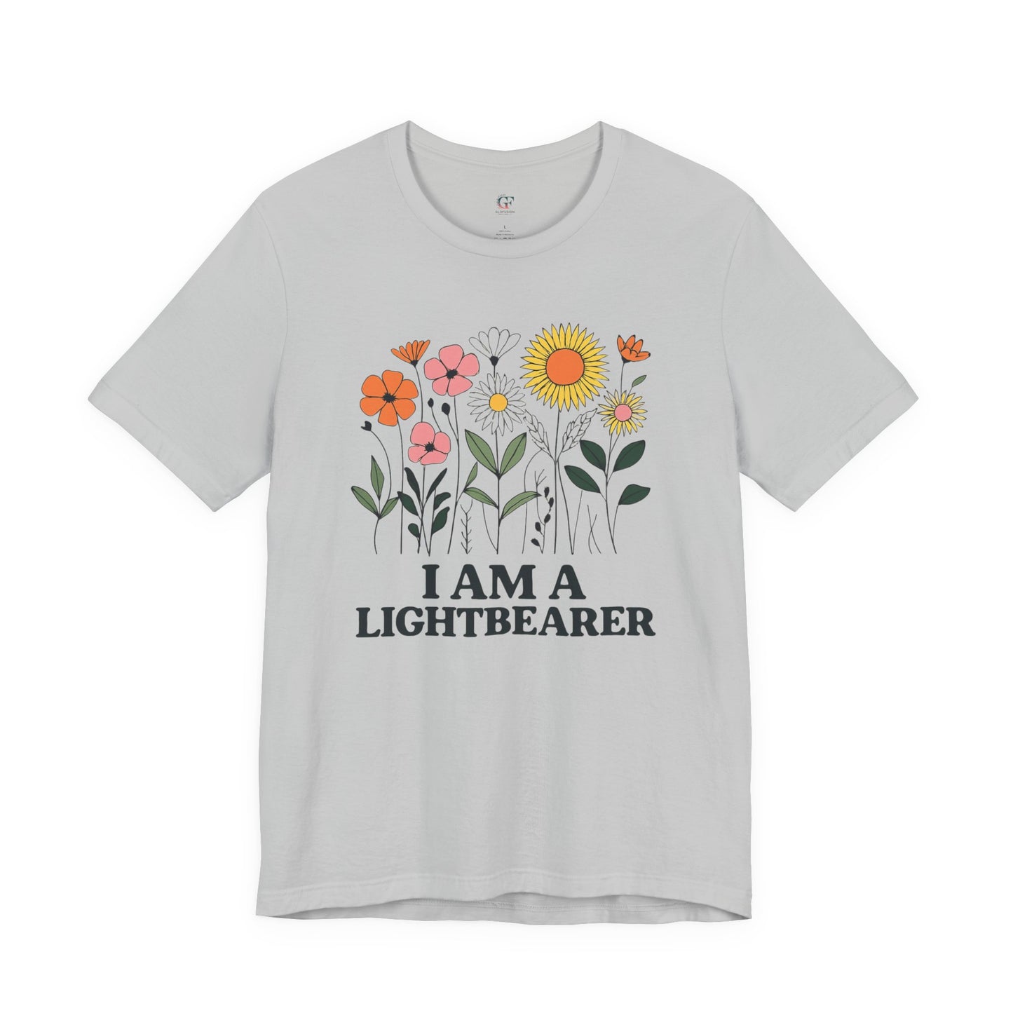 Floral Tee Inspirational Positive Message Garden Gift