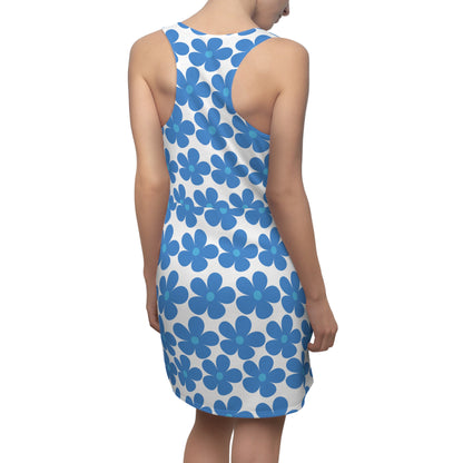 Floral Print Women's Racerback Dress - Summer Style Dress for Beach & Casual Wear