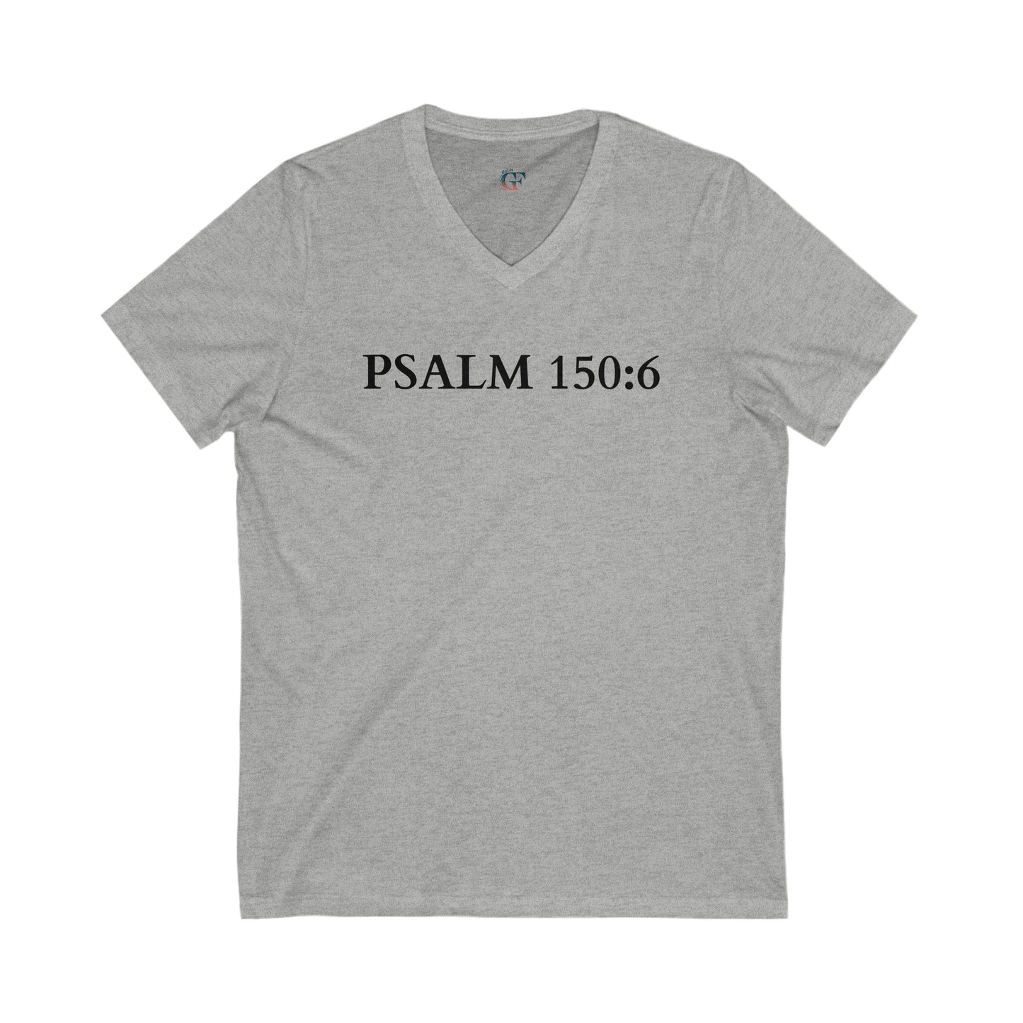 V-Neck Tee – Faith-Based Unisex Christian Shirt Gift for Worship & Everyday Wear