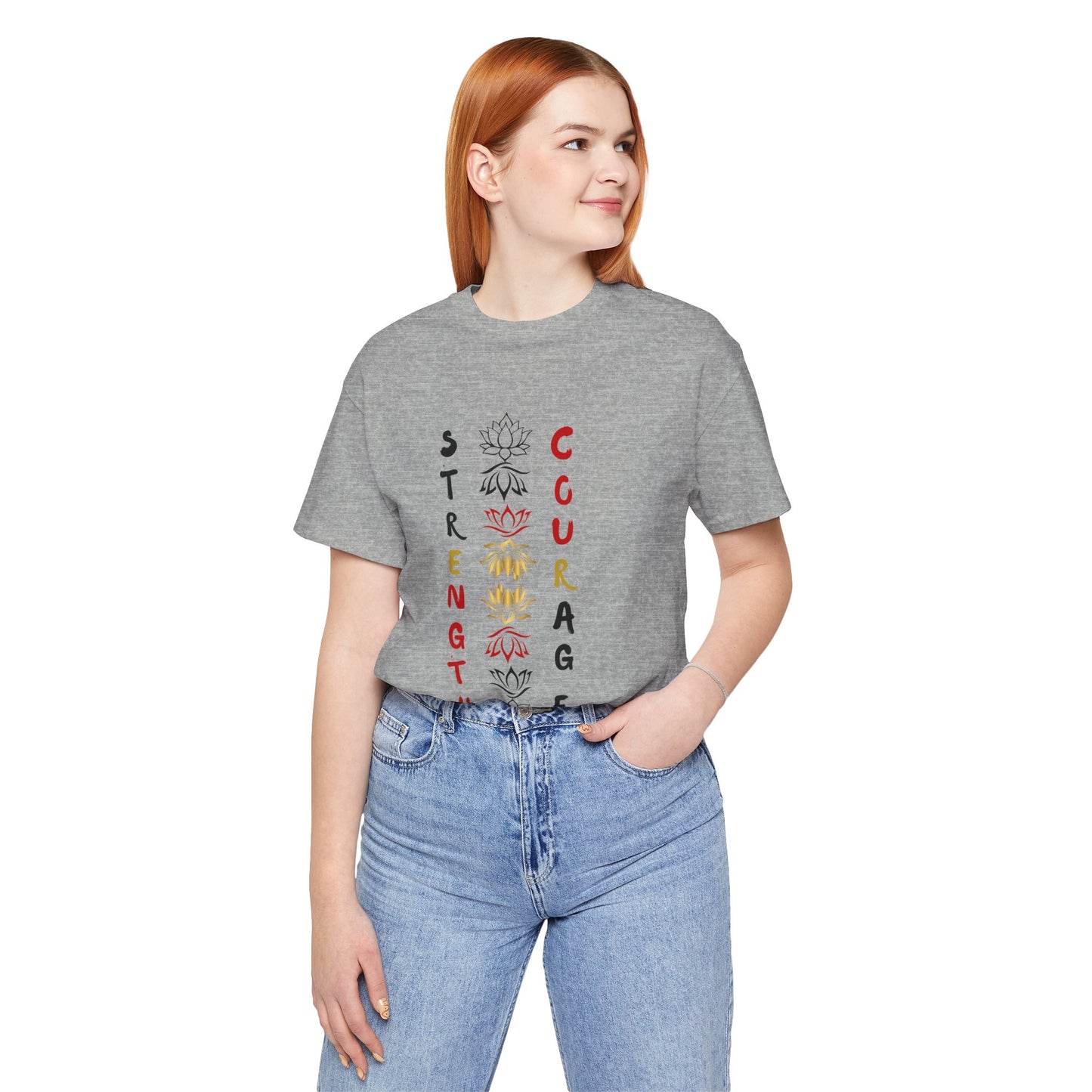 Strength and Courage Graphic Unisex Tee