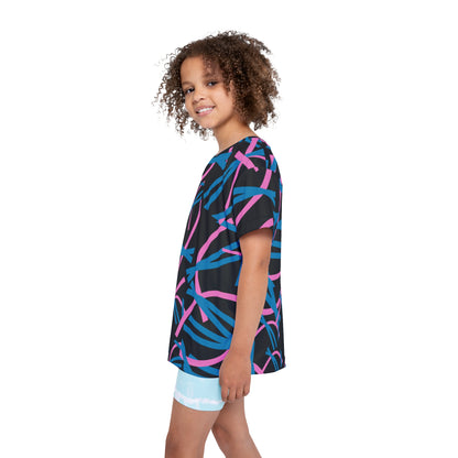 Kids Sports Jersey - Fun Activewear for Young Athletes, Colorful Sports Tee
