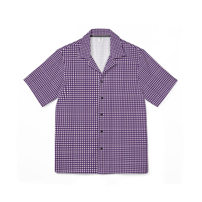 Men's Hawaiian Shirt - Plaid Hawaii Shirt For Warm Season