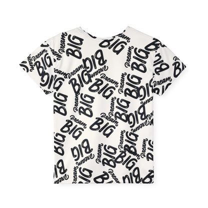 Kids Sports Jersey - 'Dream Big' Motivational Tee